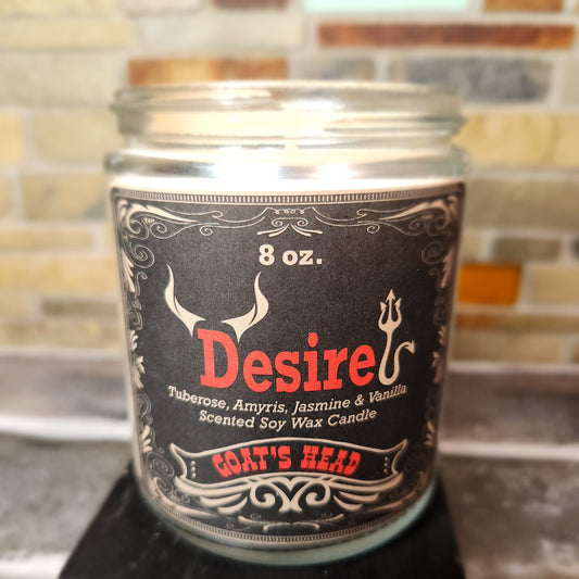 "Desire" 8 oz. Scented Soy Candle