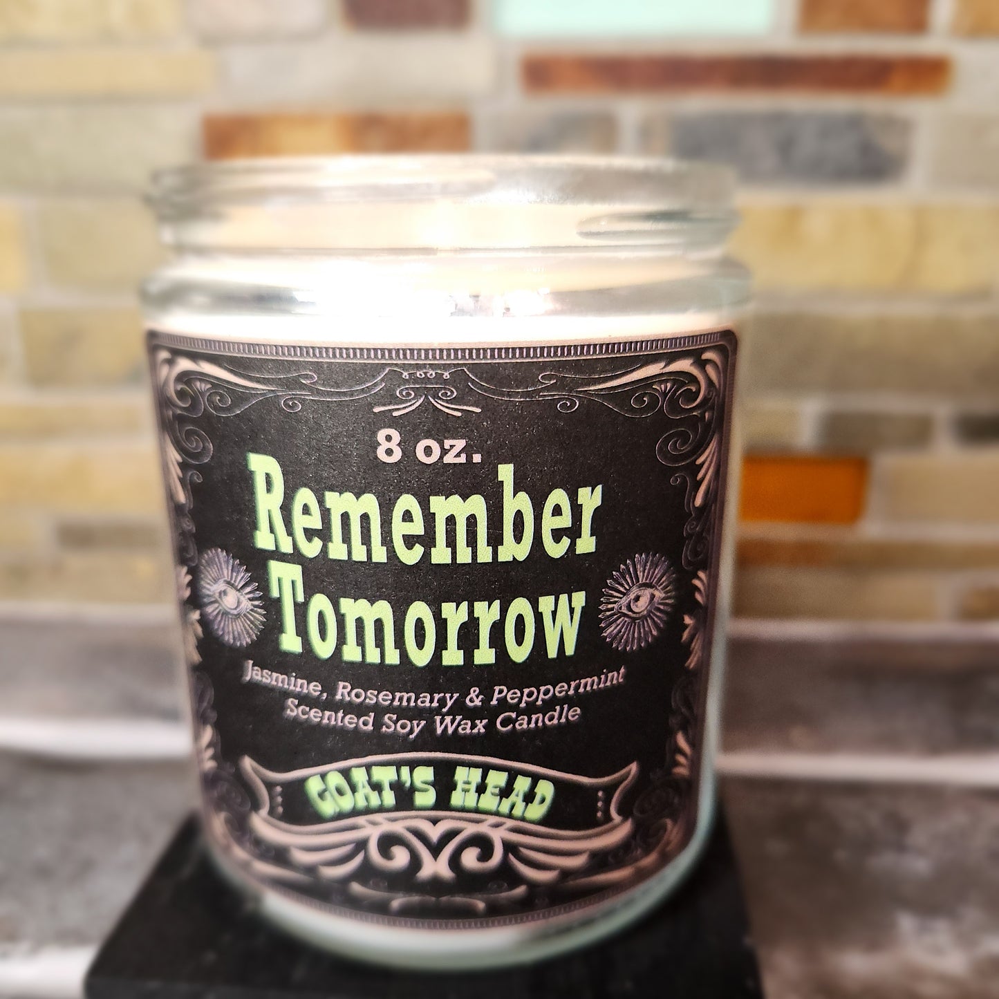 "Remember Tomorrow" 8 oz. Scented Soy Candle