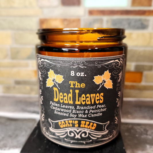 "The Dead Leaves" 8 oz. Scented Soy Candle